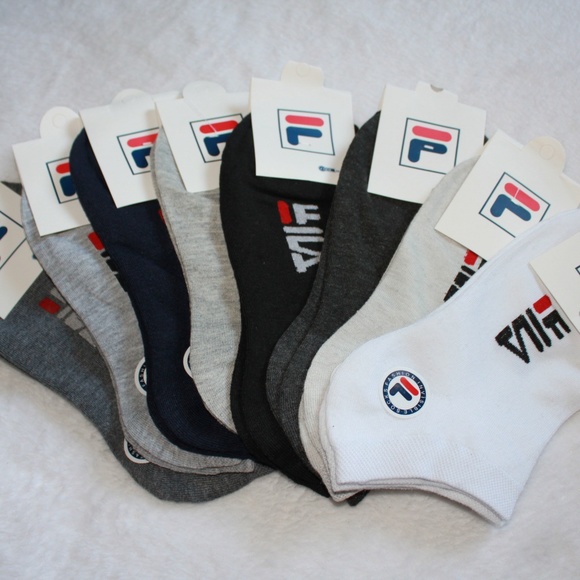 8 PAIRS FILA SOCKS SIZE 5-10 NO SHOW STYLE - Picture 2 of 3